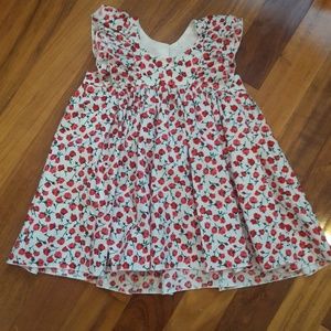 Rose top and bloomers size 4 girls summer set